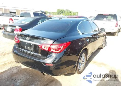 2016 Infiniti Q50 2.0T Premium from USA, damaged, VIN JN1CV7AR9GM253263